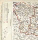 1868 parliamentary boundary review map for West Kent