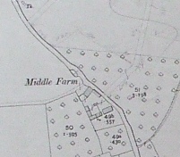 1908 Ordnance Survey map of Hartley