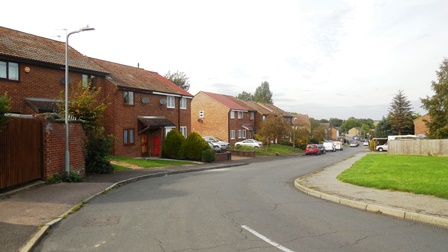 Hartley Kent: Hawthorns, looking towards Northfield