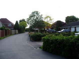Hartley Kent: Church Road entrance to Gorse Way