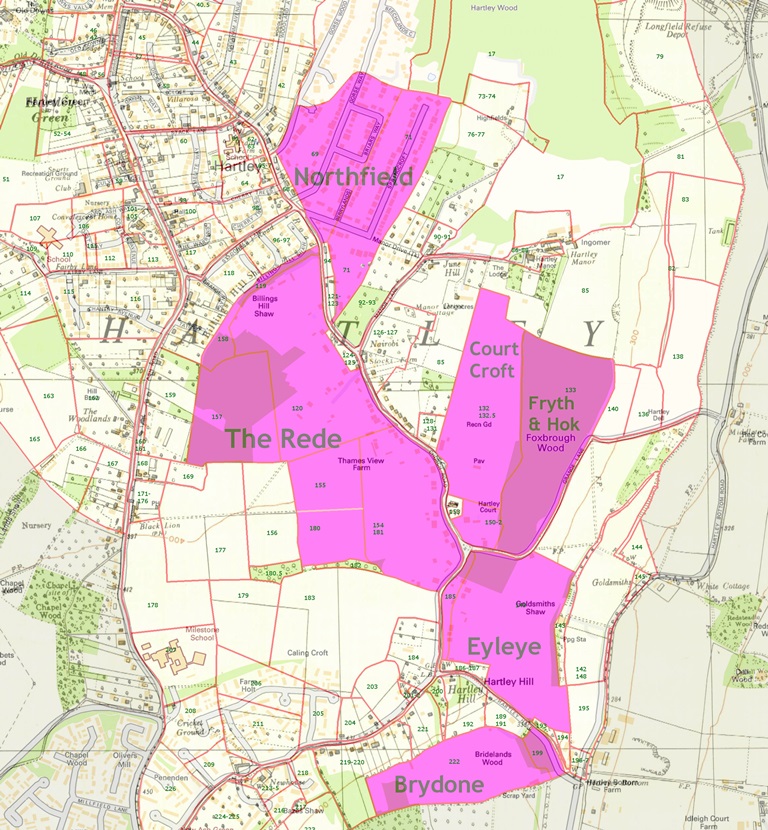 Hartley Court Estate in 1392