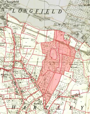 Hartley Kent: Approximate Location of Northfield 1633