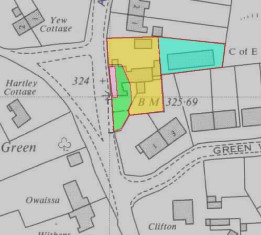 Hartley Kent: Map showing expansion of Hartley Primary School