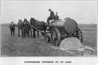 Hartley-Kent: Muck spreading from cesspools at Colnbrook 1915