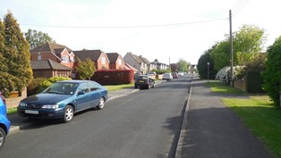 Hartley-Kent: Woodland Avenue, looking towards Church Road end