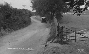 Hartley-Kent: Hoselands Hill before widening in 1925