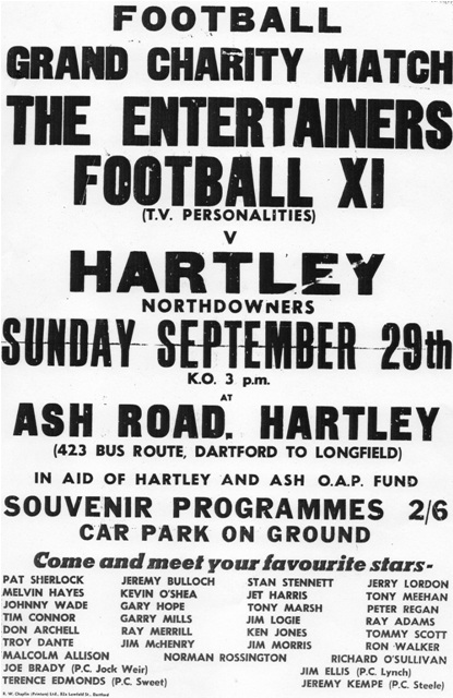 Hartley-Kent: Football match where Downs Valley is today, about 1962