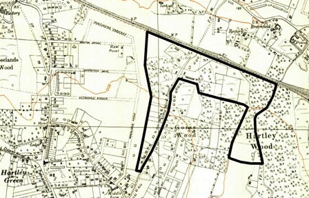 Hartley-Kent: map showing land at Gorsewood Road owned by Adam Grimaldi and Co